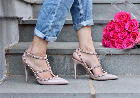 valentino rockstud inspired shoes